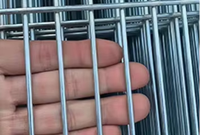 Clôture de sécurité haute résistance en métal thermolaqué, antirouille, imperméable, écologique, antivol, anti-coupure, 8 pieds, 3D
