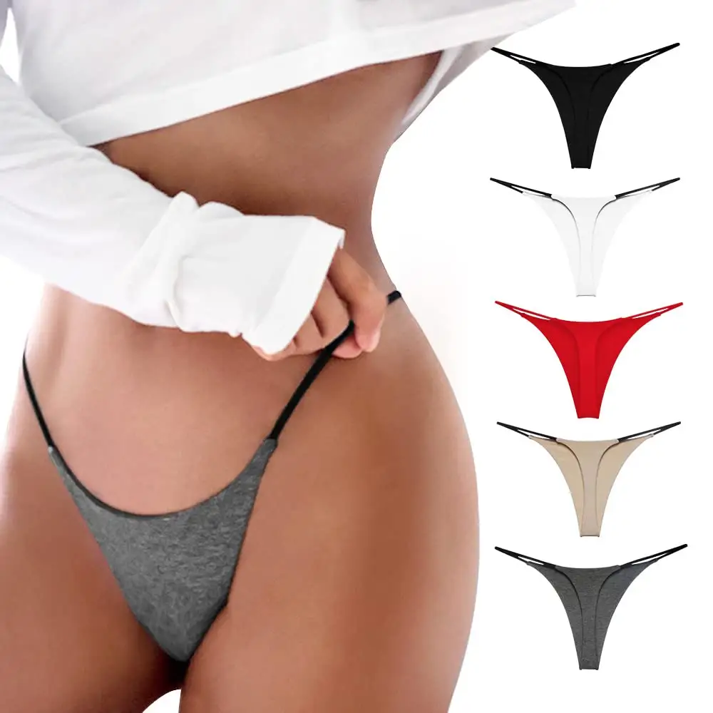 Hot Selling Customization women's panties thongs sexy low rise g-string underwear