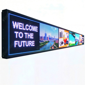 Display a Striscia LED Flessibile con Passo Pixel 5.P2 P3 P5, Insegna LED Monofacciale o Bifacciale con Funzione di Sottotitoli Scorrevoli - Product Image 1