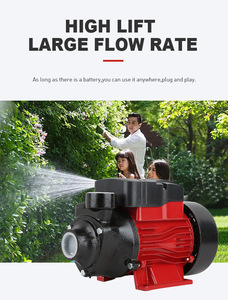 Bomba de Agua Solar de Turbina QB60 de 12V 24V CC, Bomba de Refuerzo de Gran Caudal y Alta Presión para Riego Agrícola y Suministro de Agua Fuera de la Red - Product Image 3