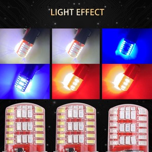 A80 mới dẫn đôi màu nhấp nháy đèn bóng đèn 3014 42led BAY15D P21/5W 1157 ánh sáng đèn flash Phanh nhấp nháy màu đỏ trắng màu xanh tự động phanh đèn - Product Image 6