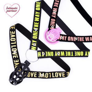 Yeni Erkek Bekaret Kafesi Anti-off Cihazı Elastik Bant Yardımcı Kemer SADECE Ayarlanabilir Halka Halat Les Skrotum Halkaları Seks Oyuncakları - Product Image 1