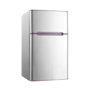 95L çin fabrika ev mutfak aletleri çift kapılı buzdolabı fiyat