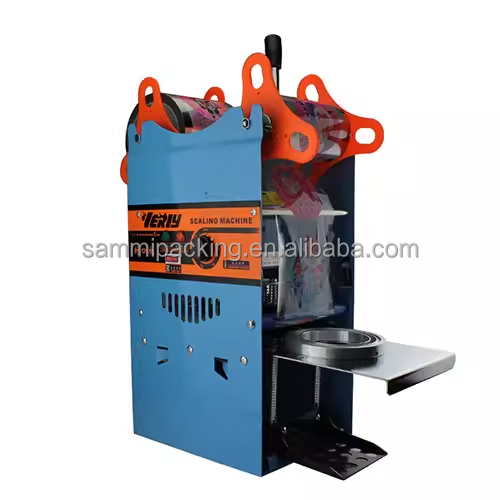 70Mm 95Mm Automatique Bubble Tea Couvercle Scellant Bubble Tea Film D'étanchéité Tasse Machines À Sceller À Vendre