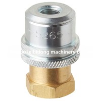 Brass Car Tire Pump 1/4 Joint H-5265 H-4660A Locking Air Chuck Inflation Clamp for OLIVER