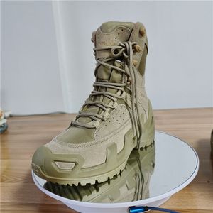 TSB07 Nouvelles bottes tactiques russes vertes, noires et kaki, 7 et 9 pouces, dessus en daim durable, imperméables - Product Image 3