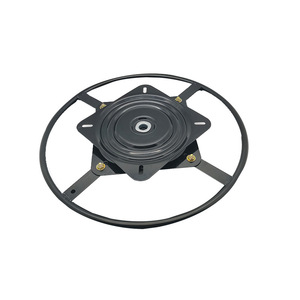 Swivel Plate 10-Inch Iron Turntable 360 Degree Rotate Display Stand Gun Black Industrial Design Hardware Accessory - Product Image 5