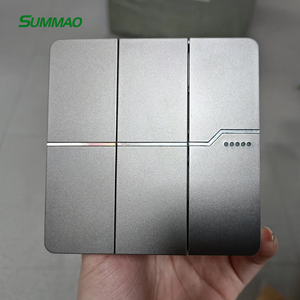 Summao quốc tế tường chuyển đổi ổ cắm Bảng điều khiển màu xám USB 16A điều hòa không khí một lỗ năm lỗ ổ cắm - Product Image 1