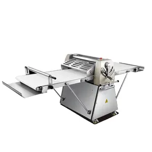 CE certificated floor type stainless steel electric automatic croissant bread dough sheeter making machine