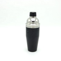 3 pièces 24oz 750ml outils de barman de pulvérisation noir mixologue vin boissons Martini français Cobbler Cocktail Shaker mélangeur