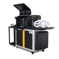 Machine de cintrage de lettres en relief CNC entièrement automatique avec logiciel de contrôle de profondeur de rainurage, hauteur 200 mm pour la fabrication de panneaux métalliques