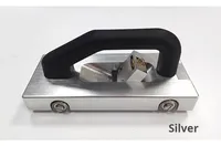 Machine à rainurer manuelle en acier et plastique pour roues de guidage de sols industriels en PVC, outil de rainurage OEM ODM pour revêtements de sol sportifs