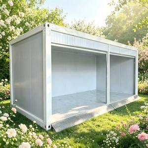 Maison mobile modulaire à assemblage rapide, maison conteneur en acier à panneaux sandwich respirants, bâtiment de bureau extensible, <span class=keywords><strong>garage</strong></span> extérieur - Product Image 2