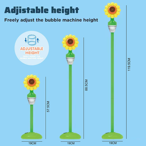 Máquina de Burbujas Ajustable para Exteriores, Recargable, con Forma de Farola, Torre de Burbujas para Jardín, Patio, Bodas y Fiestas - Product Image 4