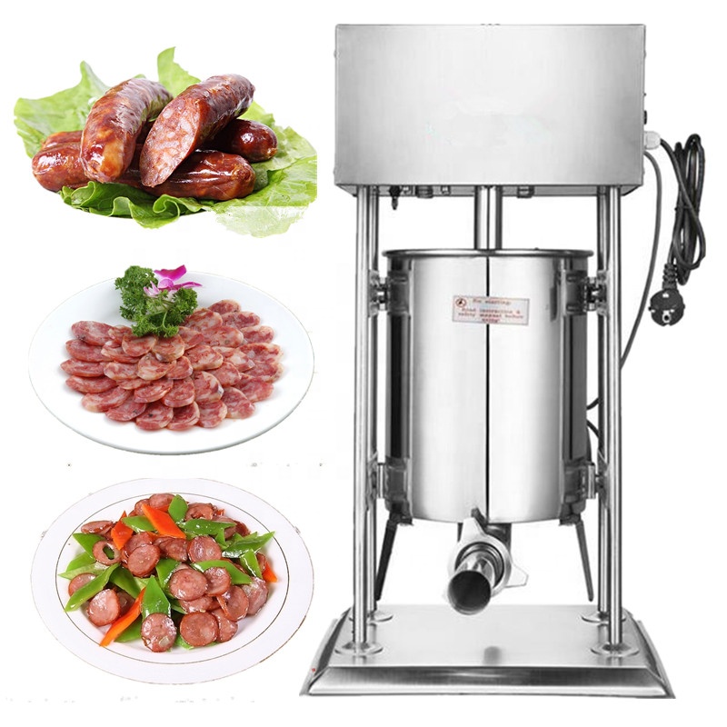 Коммерческая Машина для изготовления куриных и свиных колбасных изделий, машина для изготовления колбасных изделий с полным набором, машина для переработки мяса