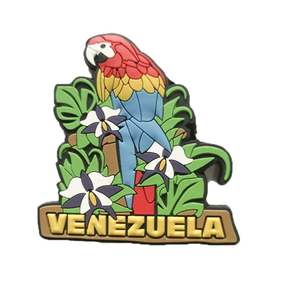 Aimant de réfrigérateur en PVC souple, aimant magnétique de dessin animé, aimant américain vénézuélien personnalisé - Product Image 6