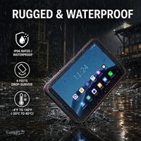 Tableta Android Resistente con Escáner de Código de Barras de 8 Pulgadas, IP66 Resistente al Agua, CPU Octa-Core, Android 13, 4 GB de RAM, Resolución de 1280x800, China