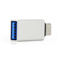 Adaptateur VCOM USB 3.1 Type C vers A 5 Gbps, Mâle vers Femelle, pour Synchronisation de Données Téléphone Portable et Ordinateur, Mini Connecteur