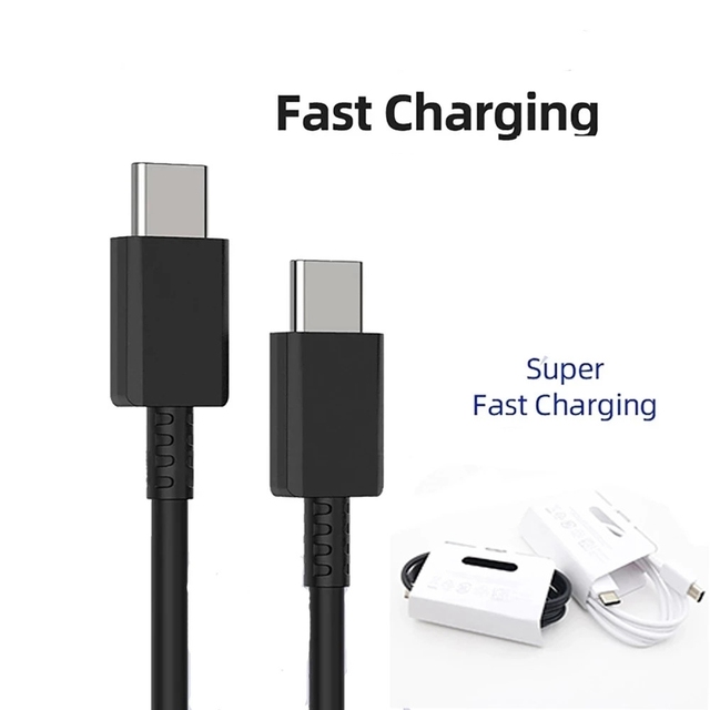 Wholesale USB C N10 3A 25W Charge Cable Type C to Type C Charging Cable for Samsung Galaxy S22 S21S20 Note 20 Note 10 Kabel