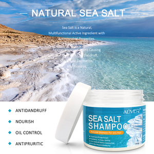 ALIVER Traitement des cheveux Nettoyant Hydratant Anti-pelliculaire Contrôle de l'huile Gommage du cuir chevelu Shampooing au sel de mer - Product Image 4