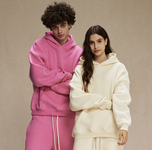 เสื้อฮู้ดดี้ผ้าฟลีซคอตตอนหนานุ่มคุณภาพสูงสำหรับผู้ชาย ทรงโอเวอร์ไซส์ ใส่ได้ทั้งชายและหญิง ปักลาย 3 มิติ พร้อมโลโก้สั่งทำได้ - Product Image 3