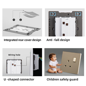 Wholesale Household Universal Wall <strong>Switch</strong> 16a <strong>Light</strong> <strong>Switches</strong> and <strong>Sockets</strong> - Product Image 5