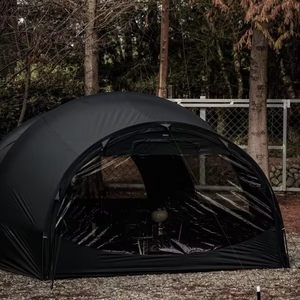 Carpa de camping familiar grande e impermeable con logotipo personalizado, de montaje rápido, para 4-6 personas, con doble capa y sistema de ventilación - Product Image 3