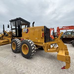 รถเกรดเดอร์ CAT 140K รุ่นปี 2022 มือสอง อุปกรณ์ก่อสร้าง พร้อมเครื่องยนต์และปั๊ม ตัวถังเหล็กสีเหลือง ยางขนาดใหญ่ - Product Image 6
