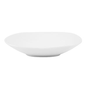 Assiette creuse QUADRO ZEN LINE en porcelaine blanche DIAM. 22CM - Product Image 1