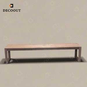 Factory-made Outdoor Furniture - Solid Wood Teak Long <strong>Bench</strong> with Waterproof Soft Padding - Teak Garden <strong>Bench</strong> - Product Image 2
