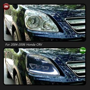 Conversions de phares pour Honda CRV 2004-2006 avec lentilles laser, feux de jour LED et clignotants séquentiels. - Product Image 3