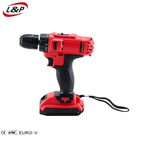 <span class=keywords><strong>Perceuse</strong></span> à percussion sans fil L&P 21V à moteur à balais, double vitesse, couple de 30 Nm, batterie au lithium, outil de réparation domestique et industriel - Product Image 1