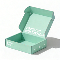 Boîtes d'emballage en carton ondulé pour l'aéronautique - Boîtes pliables portables, recyclables, écologiques, avec poignée, en matériaux recyclés
