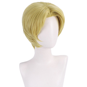 Peluca de Cosplay de Zeke Jaeger de <span class=keywords><strong>35</strong></span> cm, Color Amarillo, del Anime <span class=keywords><strong>Ataque</strong></span> <span class=keywords><strong>a</strong></span> <span class=keywords><strong>los</strong></span> <span class=keywords><strong>Titanes</strong></span>/Shingeki No Kyojin, para Hombre - Product Image 4