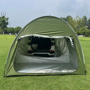 Tente de toit <span class=keywords><strong>pour</strong></span> vélo et moto en tissu Oxford renforcé, <span class=keywords><strong>4</strong></span> portes élargies, rangement <span class=keywords><strong>pour</strong></span> <span class=keywords><strong>4</strong></span> <span class=keywords><strong>vélos</strong></span>, protection extérieure quatre saisons - Product Image 5