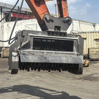 Broyeur hydraulique de bois et tête de déchiquetage pour excavatrices LS haute performance, pour excavatrices de 3 à 35 tonnes