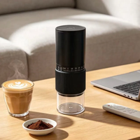 Mini moulin à café électrique automatique portable alimenté par USB avec boîtier en céramique pour la maison, la voiture, l'extérieur et l'hôtel