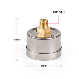 Manómetro Analógico CRASTP 0-140 Psi, Manómetro de Combustible de Aluminio, Instrumento para Automóvil - Product Image 2