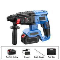 Marteau perforateur sans fil sans balais 18V SDS Plus 3 fonctions, perceuse à percussion au lithium pour le perçage du béton, vente en gros OEM