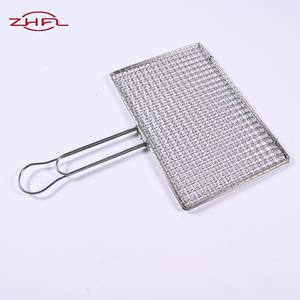 Galvanized Metal Custom Steel Expanded Charcoal BBQ Basket Net Outdoor Cooking Decorative <b>Grill</b> <b>Mesh</b> - Product Image 2