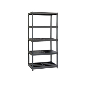 5 Tier Heavy Duty 36*24*75 inch plastic shelf plastic storage shelves