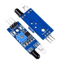 Modul Sensor IR untuk Mobil Robot Pengikuti Garis untuk Arduino Starter Kit untuk Deteksi Garis Hambatan 3 Kabel