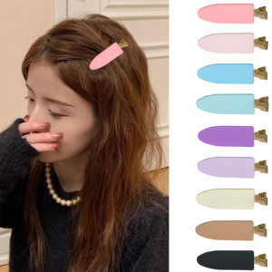 อุปกรณ์เสริมผมสีสันสดใสกิ๊ปติดผมเรียบแสนสวยสำหรับเด็กผู้หญิงกิ๊บแต่งผมทรงเป็ดแบบไม่โค้งงอ - Product Image 1