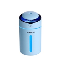 Diffuseur nébulisateur intelligent sans fil 2026 avec lumière LED colorée, humidificateur d'arômes portable de table 300 ml
