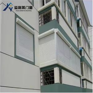 Persiana enrollable de aluminio fuerte directa de fábrica, ventanas, aislamiento acústico resistente al calor, Vertical, <span class=keywords><strong>a</strong></span> prueba de viento para villas y hoteles - Product Image 2