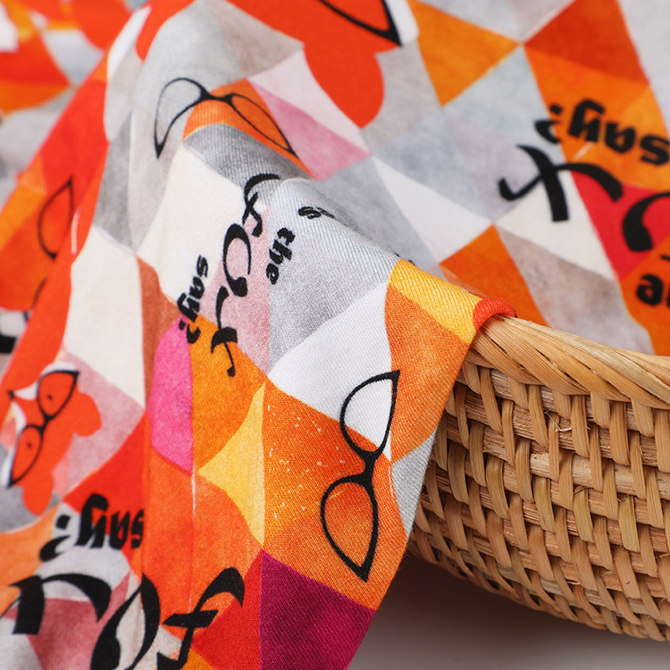Custom Print on Bamboo Spandex Fabric