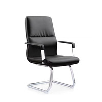 Chaise de bureau exécutive moderne à dossier haut, ergonomique, en cuir PU, pivotante, avec appui-tête fixe, siège pivotant, base en acier, cadre en bois