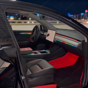 For Tesla Model 3 Symphony LED Car Ambient <strong>Light</strong> 64 Colors Intelligent Interior Dimmable Lighting Automotive Ambient Lighting - Product Image 4