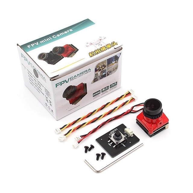 FPV Crossing Machine HD Camera 1800TVL with Wide Angle 2.1MM Drone Accessories Includes OSD Parameter Tuning Board and OSD