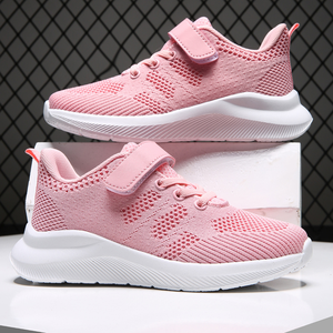 Chaussures de sport respirantes en maille pour enfants, chaussures de sport de loisirs à la mode pour enfants, semelles souples confortables, chaussures de course pour garçons et filles - Product Image 4